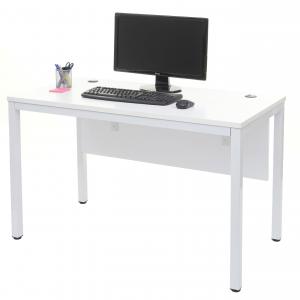 Schreibtisch HWC-E94, Bürotisch Computertisch weiß FSC-zertifiziert 76x120x60cm