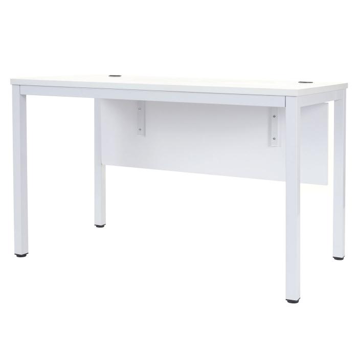 Schreibtisch HWC-E94, Bürotisch Computertisch weiß FSC-zertifiziert 76x120x60cm