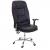 Bürostuhl HWC-F14, Schreibtischstuhl Chefsessel Drehstuhl, 150kg belastbar Kunstleder ~ schwarz
