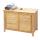 Waschbeckenunterschrank HWC-B18, Badezimmer Badschrank, Bambus ~ 60x80x40cm