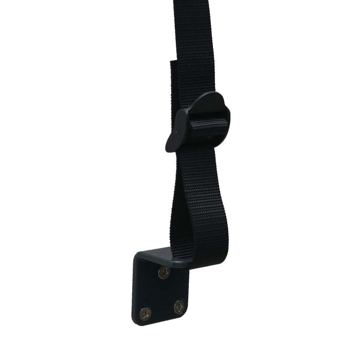 Vertikalmarkise HWC-F42, Senkrechtmarkise Sichtschutz Außenrollo Rollo, UV-Schutz 50 Stoff ~ 250x180cm, schwarz