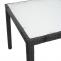B-Ware (OHNE GLASPLATTE SK3) | Poly-Rattan Esstisch HWC-F49, Esszimmertisch Gartentisch Tisch, 190x90cm ~ anthrazit