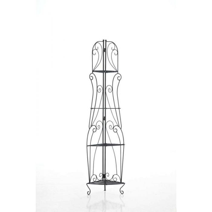 Standregal Garten-Regal C21 aus Eisen ~ schwarz