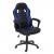 Bürostuhl HWC-F59, Schreibtischstuhl Drehstuhl Racing-Chair Gaming-Chair, Kunstleder ~ schwarz/blau