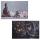 2x LED-Bild, Leinwandbild Leuchtbild Wandbild 40x60cm, Timer ~ Buddha + Kerzen