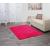 Teppich HWC-F69, Shaggy Läufer Hochflor Langflor, Stoff/Textil flauschig weich 160x120cm ~ pink