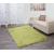 Teppich HWC-F69, Shaggy Läufer Hochflor Langflor, Stoff/Textil flauschig weich 200x140cm ~ grün