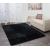 Teppich HWC-F69, Shaggy Lufer Hochflor Langflor, Stoff/Textil flauschig weich 230x160cm ~ schwarz