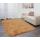 Teppich HWC-F69, Shaggy Läufer Hochflor Langflor, Stoff/Textil flauschig weich 230x160cm ~ braun