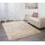 Teppich HWC-F69, Shaggy Läufer Hochflor Langflor, Stoff/Textil flauschig weich 230x160cm ~ hellbraun