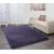 Teppich HWC-F69, Shaggy Läufer Hochflor Langflor, Stoff/Textil flauschig weich 230x160cm ~ dunkellila