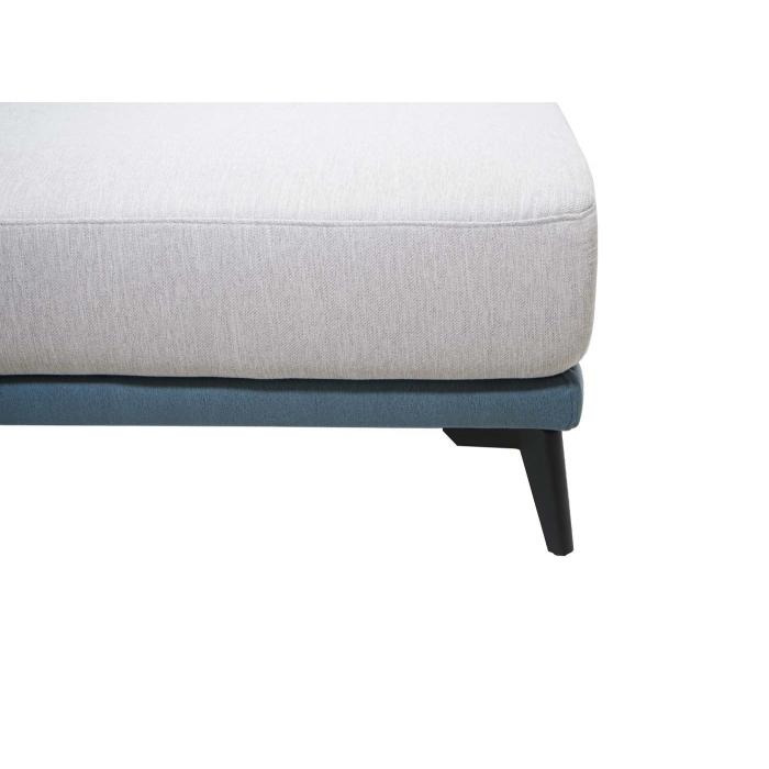 Sofa HWC-G44, Couch Ecksofa L-Form 3-Sitzer, Liegefläche Nosagfederung Taschenfederkern verstellbar ~ rechts, hellgrau
