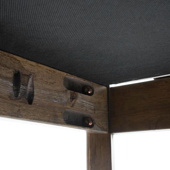 6er-Set Esszimmerstuhl HWC-G46, Kchenstuhl Stuhl, Stoff/Textil Massiv-Holz ~ dunkles Gestell, beige