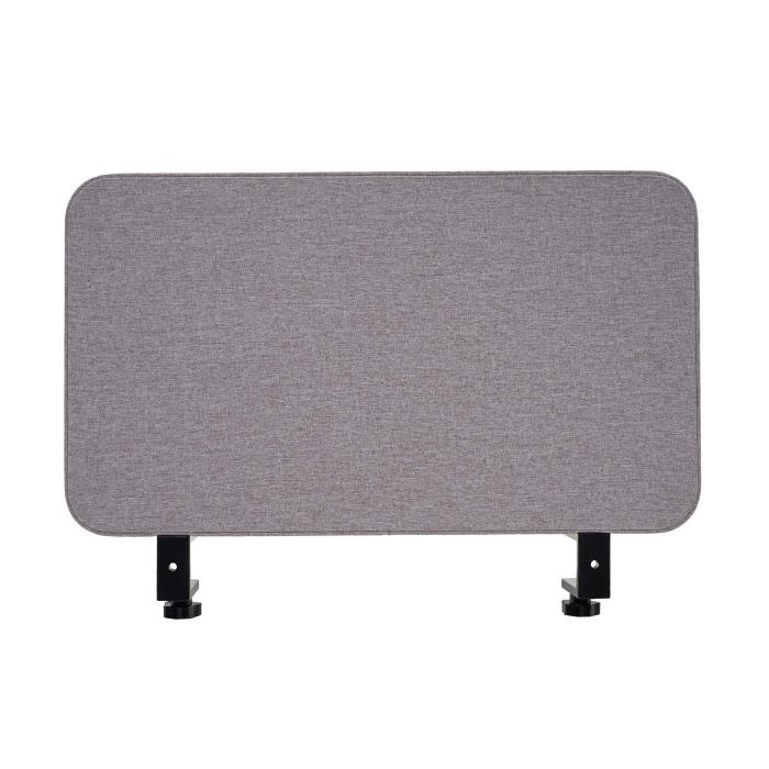 Tisch-Whiteboard HWC-G74, Bro-Sichtschutz Trennwand Schreibtisch Magnettafel Pinnwand, Stoff/Textil ~ 60x35cm grau