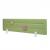 Tischtrennwand HWC-G76, Büro-Sichtschutz Schreibtisch Pinnwand, Schallschutz Stoff/Textil mit Prägung ~ 100x30cm grün