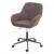 Bürostuhl HWC-D35, Drehstuhl Schreibtischstuhl Lehnstuhl Stuhl, Stoff/Textil mit Armlehne ~ vintage braun