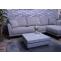 B-Ware Couchtisch HWC-G83, Wohnzimmertisch Ausziehtisch Beistelltisch, drehbar ausziehbar 30x70x70 ~ grau matt