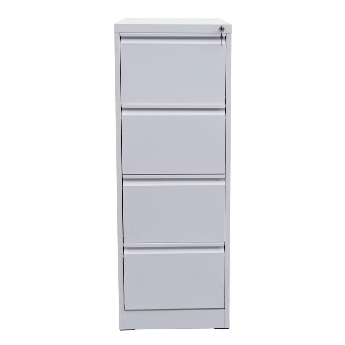 Hngeregisterschrank HWC-H16, Aktenschrank Broschrank Stahlschrank, Format Legal + A4 abschliebar 134x46x62cm ~ wei