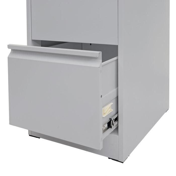 B-Ware (Verbogen SK3) | Hngeregisterschrank HWC-H16, Aktenschrank, Format Legal + A4 abschliebar 134x46x62cm ~ grau