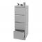 B-Ware (Verbogen SK3) | Hngeregisterschrank HWC-H16, Aktenschrank, Format Legal + A4 abschliebar 134x46x62cm ~ grau