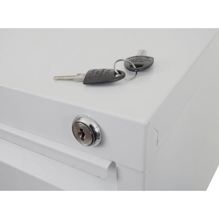 B-Ware (Verbogen SK3) | Hngeregisterschrank HWC-H16, Aktenschrank, Format Legal + A4 abschliebar 134x46x62cm ~ grau