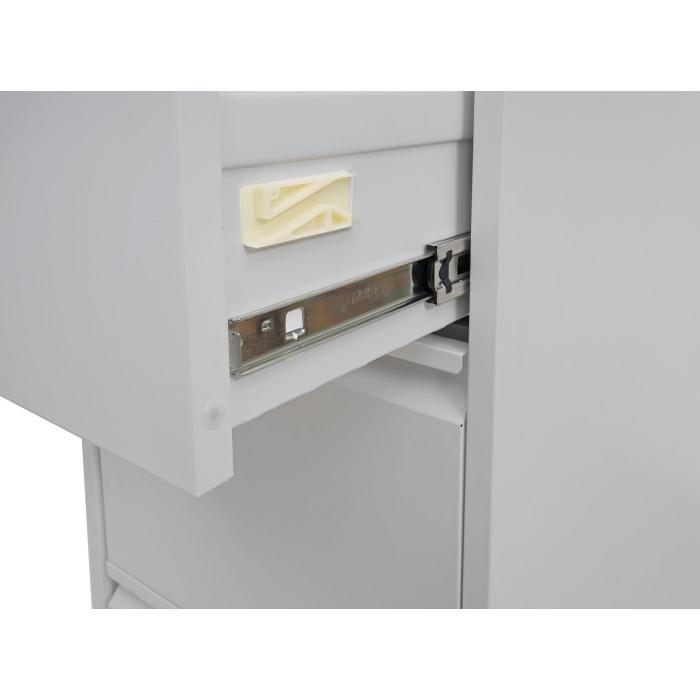 B-Ware (Verbogen SK3) | Hngeregisterschrank HWC-H16, Aktenschrank, Format Legal + A4 abschliebar 134x46x62cm ~ grau