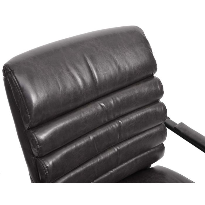 B-Ware (Leder wellig SK3) | Konferenzstuhl HWC-H31, Esszimmerstuhl Stuhl Wildleder-Optik Metall MVG ~ Kunstleder schwarz
