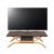 TV-Rack HWC-H38, Fernsehtisch Lowboard TV-Tisch, 35x110x48cm ~ Walnuss-Optik