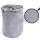 Wschesammler HWC-C34, Laundry Wschekorb Wschebox Wschesack Wschebehlter mit Netz, 55x39cm 65l ~ cord grau