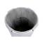 Wschesammler HWC-C34, Laundry Wschekorb Wschebox Wschesack Wschebehlter mit Netz, 55x39cm 65l ~ cord grau