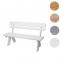 Holzbank Gartenbank Parkbank Oslo 148cm Gastronomie-Qualitt massiv ~ wei