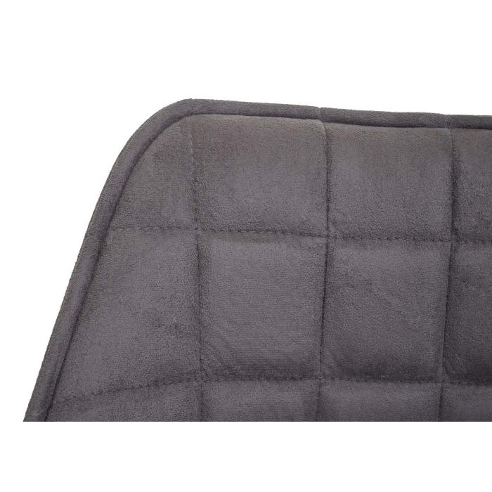 Esszimmerstuhl HWC-H44, Kchenstuhl Stuhl, drehbar Auto-Position Metall ~ Stoff/Textil vintage braun, Fu schwarz