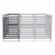 B-Ware (Kratzer/Holzschden SK3) | XL 1er-/2er-Mlltonnenverkleidung Erweiterung HWC-H62, 114x67x97cm Holz ~ hellgrau