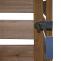 XL 2er-/4er-Mlltonnenverkleidung HWC-H62, Mlltonnenbox, erweiterbar 114x133x97cm Massiv-Holz ~ braun