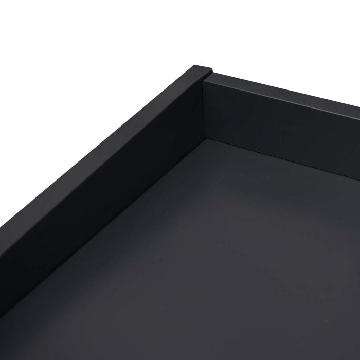 Schreibtisch HWC-A70b, Brotisch Computertisch, MDF 120x55cm ~ dunkelgrau
