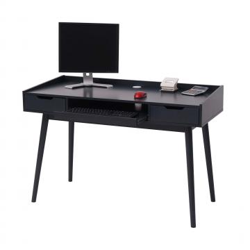 Schreibtisch HWC-A70b, Brotisch Computertisch, MDF 120x55cm ~ dunkelgrau