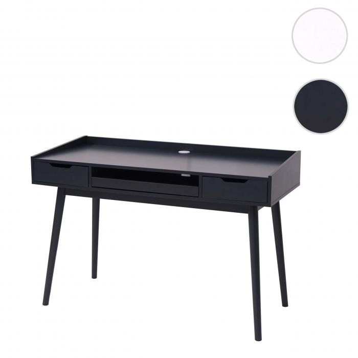 Schreibtisch HWC-A70b, Brotisch Computertisch, MDF 120x55cm ~ dunkelgrau
