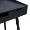 Schreibtisch HWC-A70b, Brotisch Computertisch, MDF 120x55cm ~ dunkelgrau