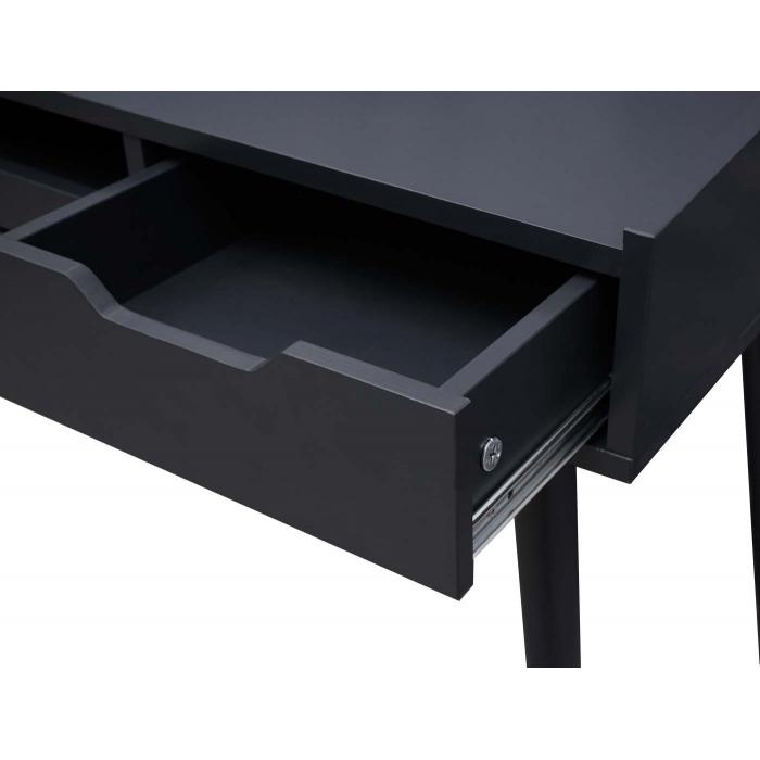 Schreibtisch HWC-A70b, Brotisch Computertisch, MDF 120x55cm ~ dunkelgrau