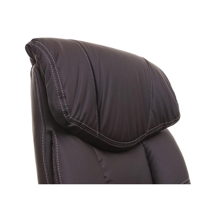 Brostuhl HWC-A71, Chefsessel Drehstuhl, Kunstleder ~ coffee-braun
