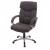 Bürostuhl HWC-A71, Chefsessel Drehstuhl Schreibtischstuhl, Stoff/Textil ~ dunkelgrau