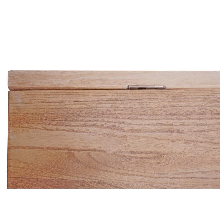 B-Ware (Verbogen SK3) | Wandtisch HWC-H48, Wandklapptisch Wandregal Tisch mit Tafel, klappbar Massiv-Holz ~ 120x60cm