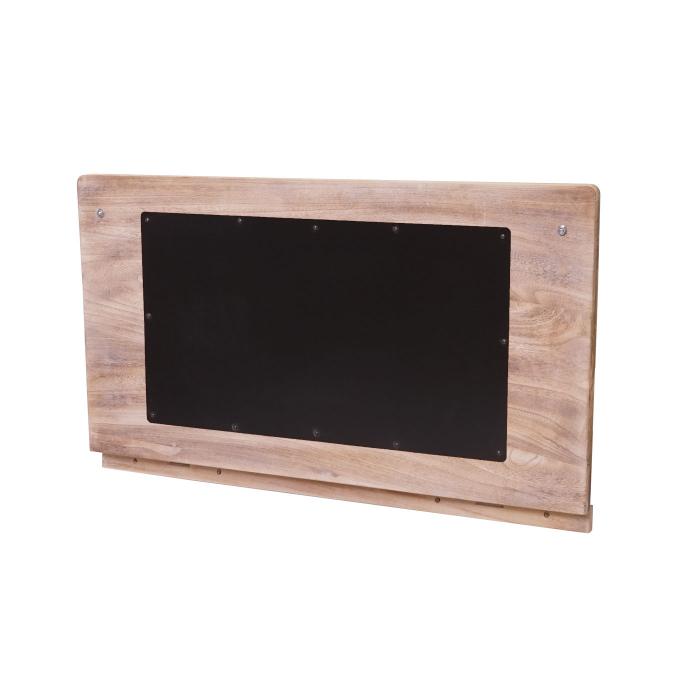 Wandtisch HWC-H48, Wandklapptisch Wandregal Tisch mit Tafel, klappbar Massiv-Holz ~ 100x50cm