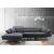 Sofa HWC-H92, Couch Ecksofa L-Form 3-Sitzer, Liegefläche ~ links, anthrazit-grau