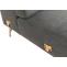 B-Ware (nur Teilstck SK3) | Sofa HWC-H92, Couch 2-Sitzer Stoff/Textil 94x187x102 cm, anthrazit-grau