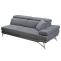 B-Ware (nur Teilstck SK3) | Sofa HWC-H92, Couch 2-Sitzer Stoff/Textil 94x187x102 cm, anthrazit-grau