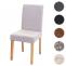 Esszimmerstuhl Littau, Kchenstuhl Stuhl, Stoff/Textil ~ creme-beige, helle Beine