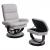 Relaxsessel HWC-C16, Fernsehsessel TV-Sessel Hocker mit Staufach, MVG-zertifiziert ~ Stoff/Textil creme-beige