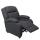 Fernsehsessel Lincoln, Relaxsessel Liege Sessel, Stoff/Textil ~ dunkelgrau