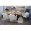 6er-Set Esszimmerstuhl HWC-H93, Kchenstuhl Lehnstuhl Stuhl ~ Stoff/Textil creme-beige